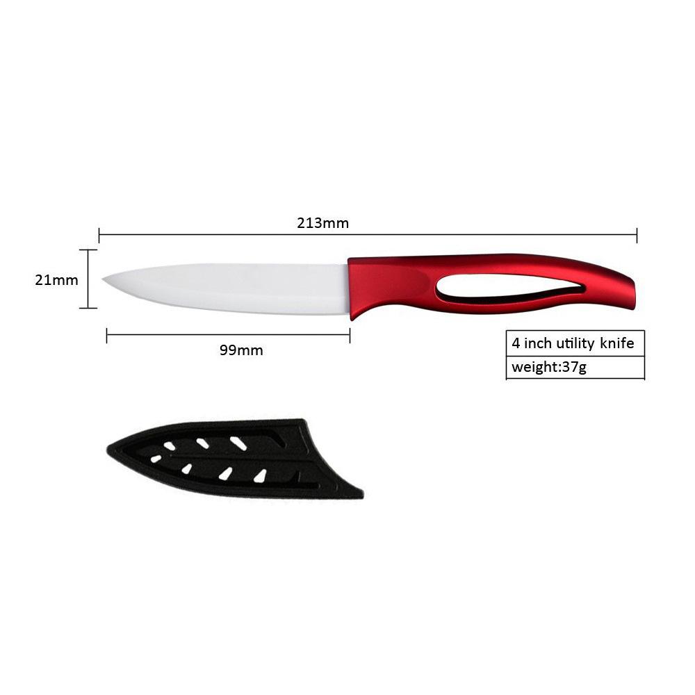 4-inch Ceramic Knife Household Sharp Ceramic Fruit Knife Paring Knife Kitchen Knives