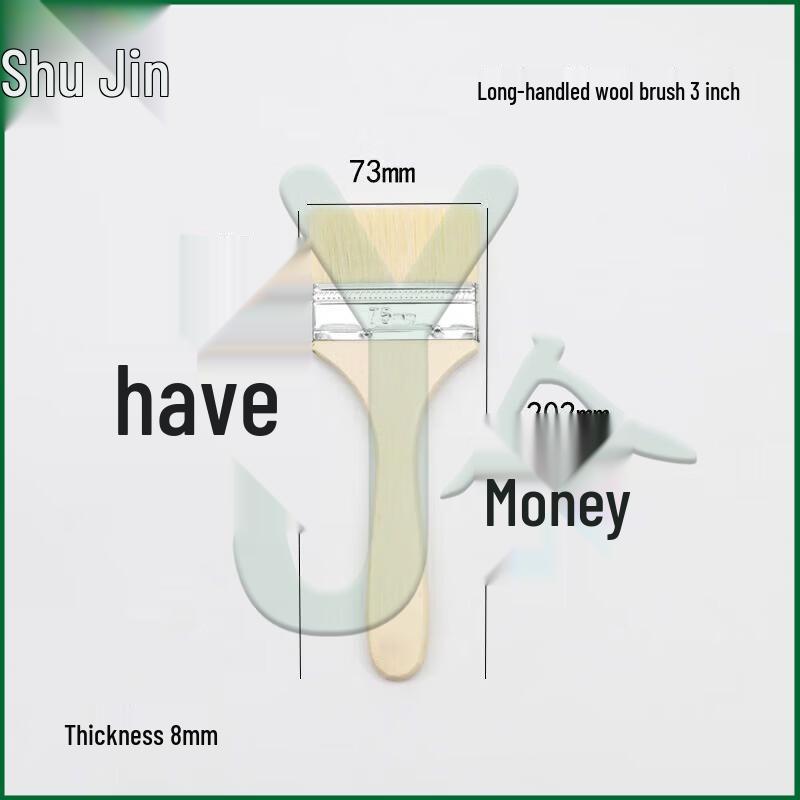 Food-Grade Wool BBQ & Baking Brushes