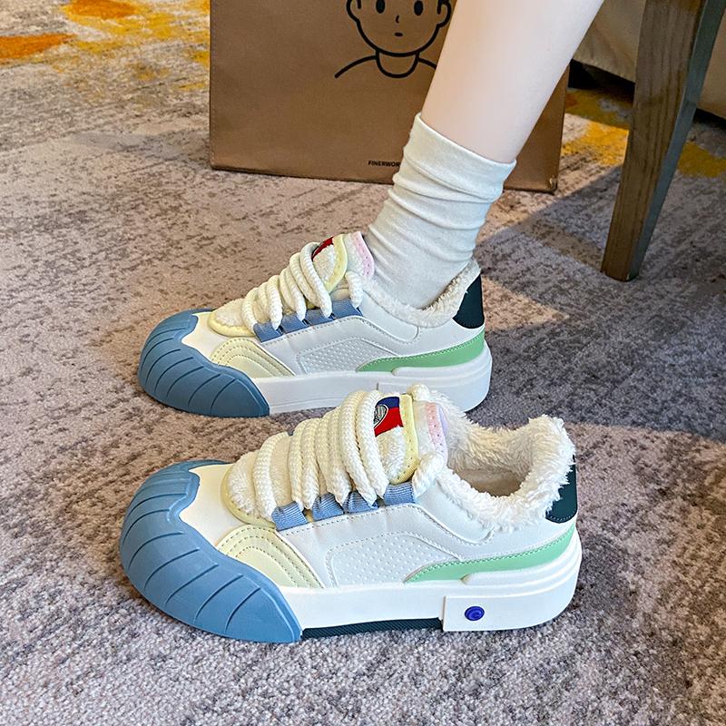

Mixed Colour Thick Sole Heightening 2024 Autumn Hot Sale Women Casual Shoe Fashion Comfortable Breathable Woman Sneakers Outsole 35 синій
