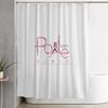 Pole Dance Shower Curtain Bathroom Polyester Waterproof Bath Curtains With Hooks