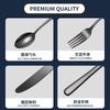 Popular 1010 Stainless Steel Tableware, Knife, Fork, Spoon Set, 24 Piece Set/16 Piece Set, Western Food Tableware Is Cheap