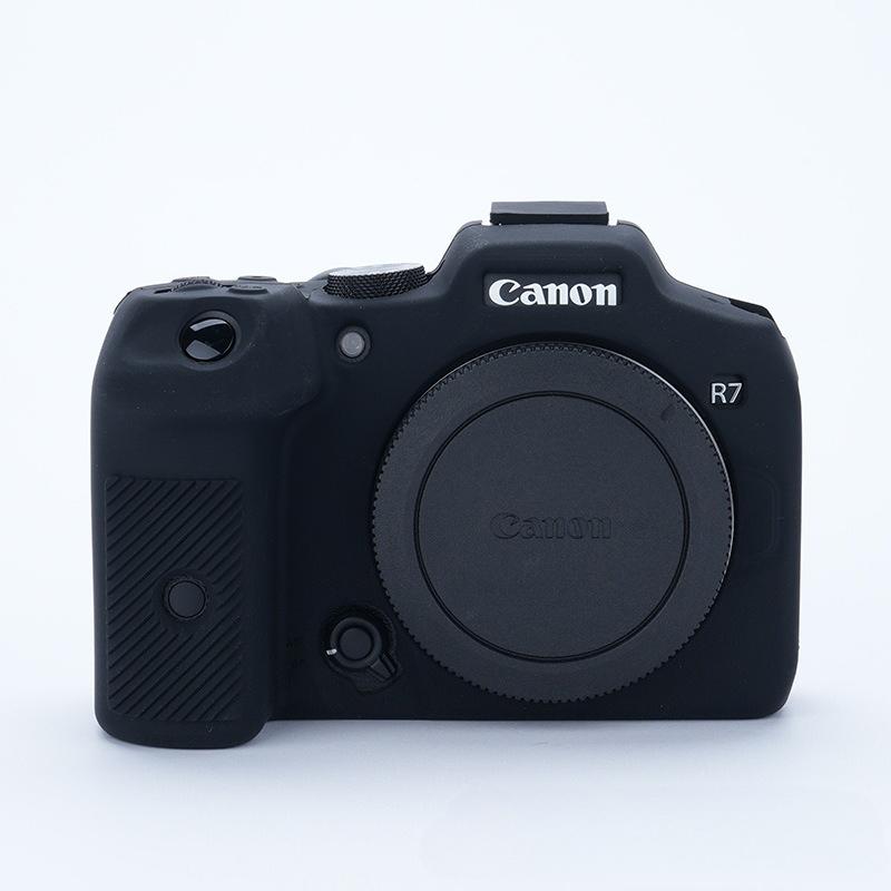 Portable Silicone Protective Case for Canon EOS R7 - DSLR Photography Soft Shell Bag & Storage Accessory