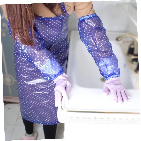 Zerodeko 6 пар нарукавников, защитные нарукавники, одноразовые защитные рукава, защитные рукава для рук, водонепроницаемые нарукавники, женские нарукавники, канистра