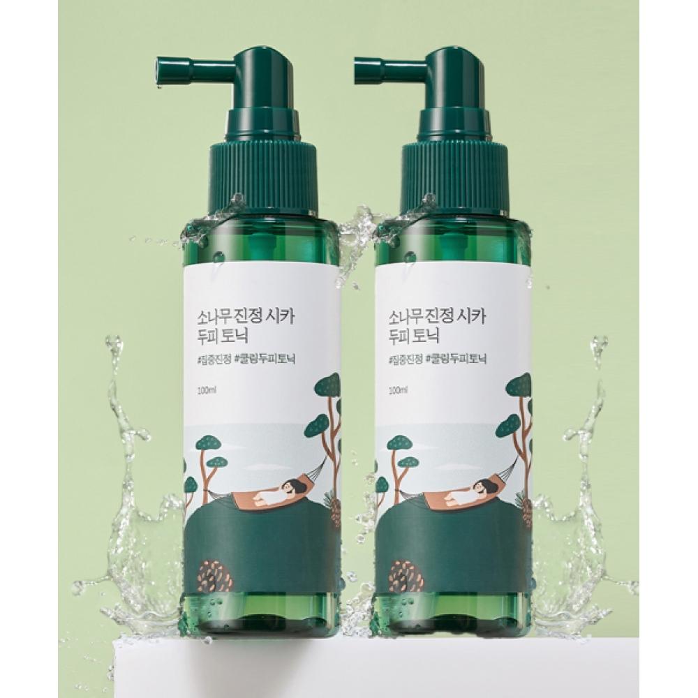 Roundlab [2 Pack] Pine Soothing Cica Scalp Tonic 100ml NONE