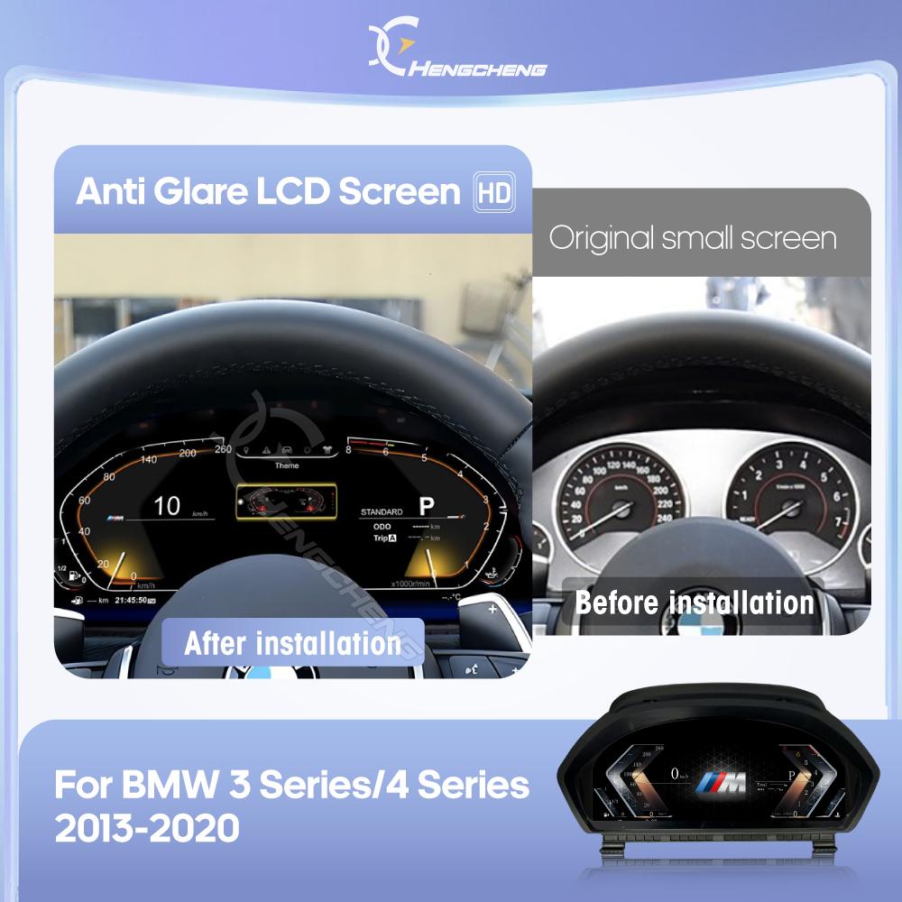 For BMW 3 Series 4 Series F30 F31 F34 F32 F33 F36 2013-2020 Car Digital Cluster LCD Dashboard Carplay Cockpit Virtual Instrument