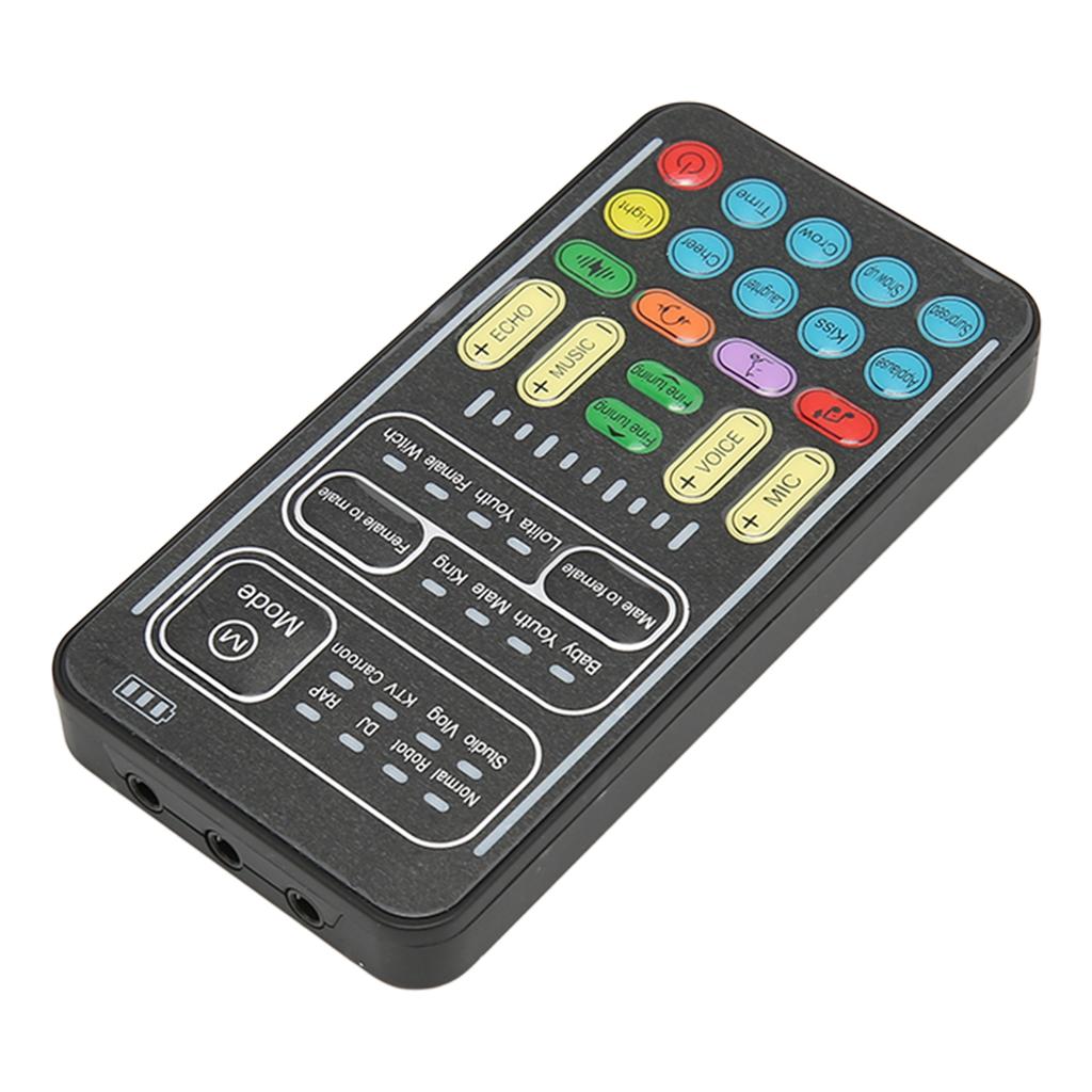 Voice Changer Multifunctional 8 Sound Effects Portable Handheld Mini Sound Card Voice Changer for