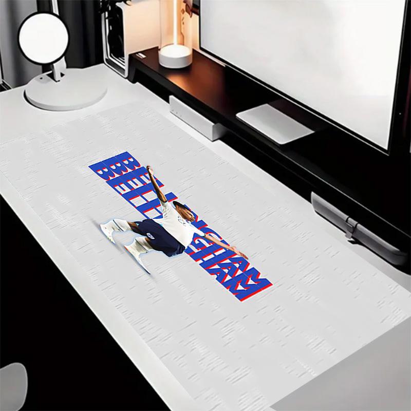 Kylian Mbappé Theme Premium Non-slip Mouse Pad with Stitched Edges,Durable Rubber Material,for Desktop & Gaming Great Gifts