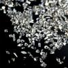 50 sztuk Białe Błyszczące Małe Rozmiary Charmsy do Paznokci Zirconowe Dekoracje Super Błyszczące Oczko Konia Kwadratowe Szpic na Dole Gołe Cyrkonowe Diamenty