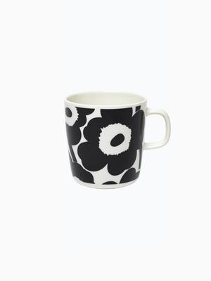Marimekko Unikko Black X White Mug, 400ml, Women's, 52_1_52219470636,
