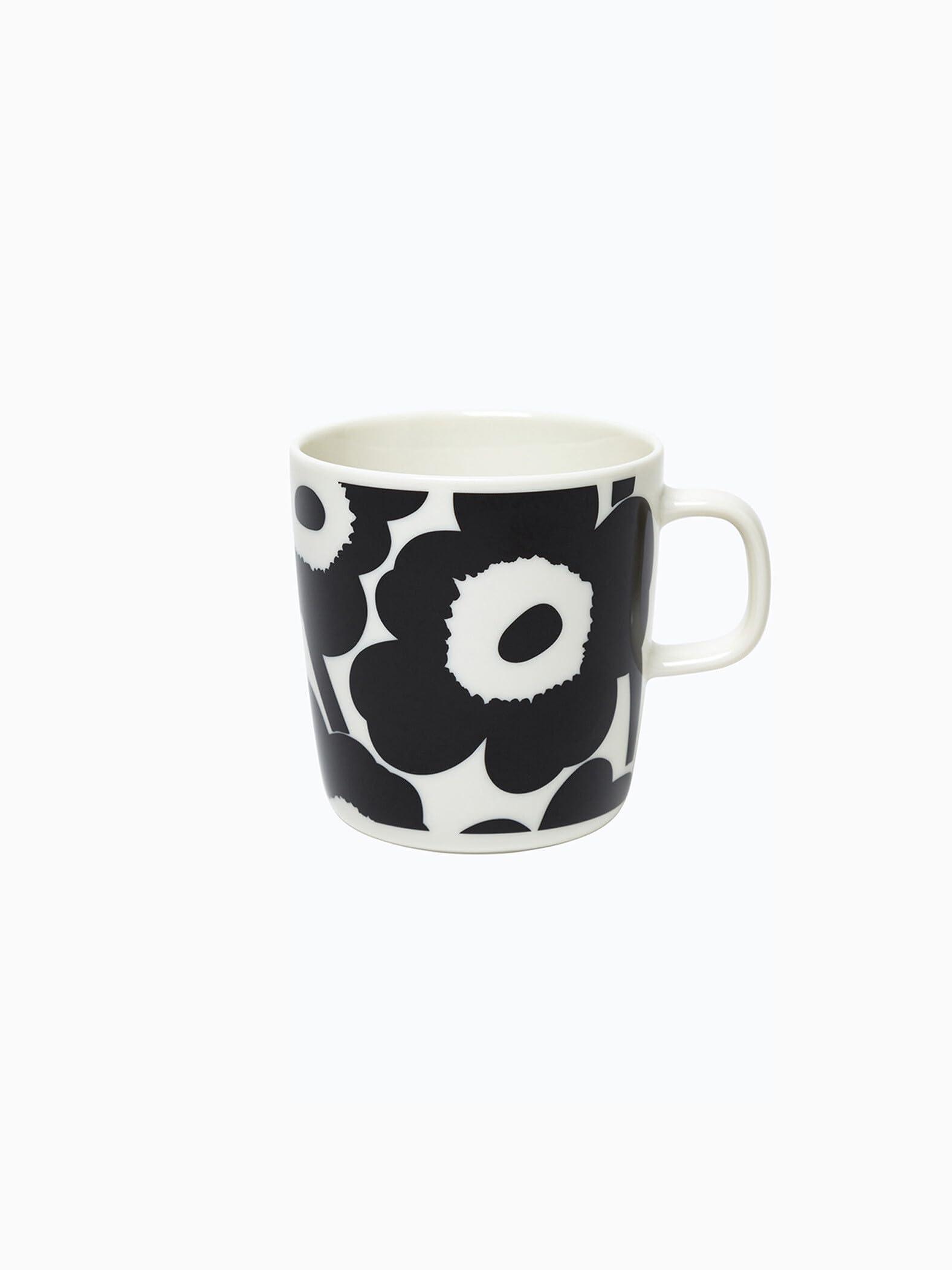 Кружка Marimekko Unikko Черно-белая, 400 мл, Женская, 52_1_52219470636,