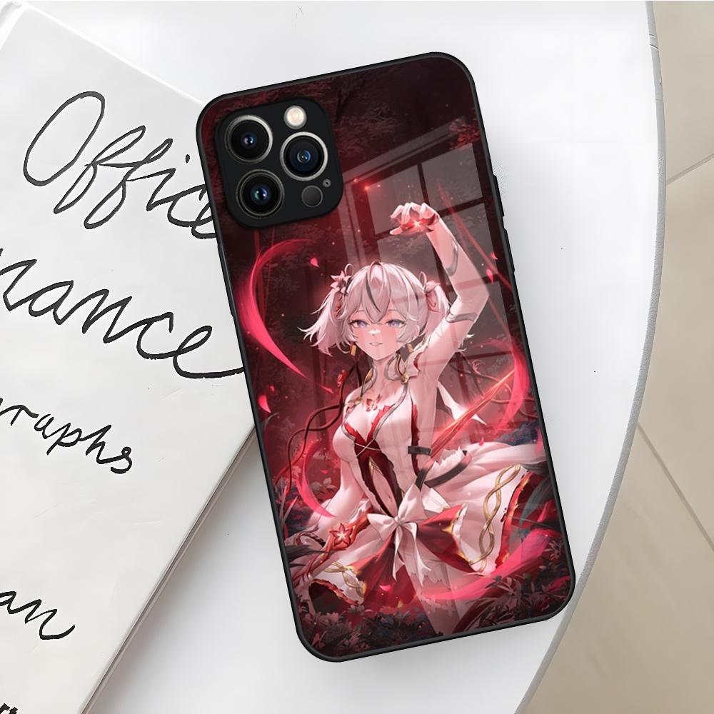 Game Wuthering Waves Phone Case for Iphone 16 15 14 12 11 13 Pro Max Mini X Xr Xs Se 8 Puls Glass Cover