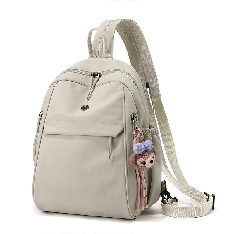 Large Capacity Outdoor Backpack Lightweight Solid Color Backpack
