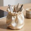 3D Printed Desktop Organizer Bucket Soft Pink Storage Container INS Pen Holder  Home Office