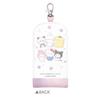 Kamio Japan Sanrio Charaktere x Mochimochi Panda Schlüsselanhänger Schlüssel Schlüssel Schlüsseletui mit reflektierender Rückseite Für die Schule 212626 Etui, Party, Hülle, Halter, Klebeband,