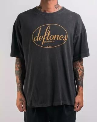 NEU! Deftones Vintage Logo T-Shirt Tops T-Shirts Herren Damen – Klassisches Alternative Rock Merch - Größe S-5X