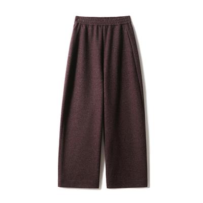 Tiefer Winter Schatz Freizeithose, Hochwarm Flauschig Hängend Neuer Stil Warme Samt Weitbeinige Hose für Damen