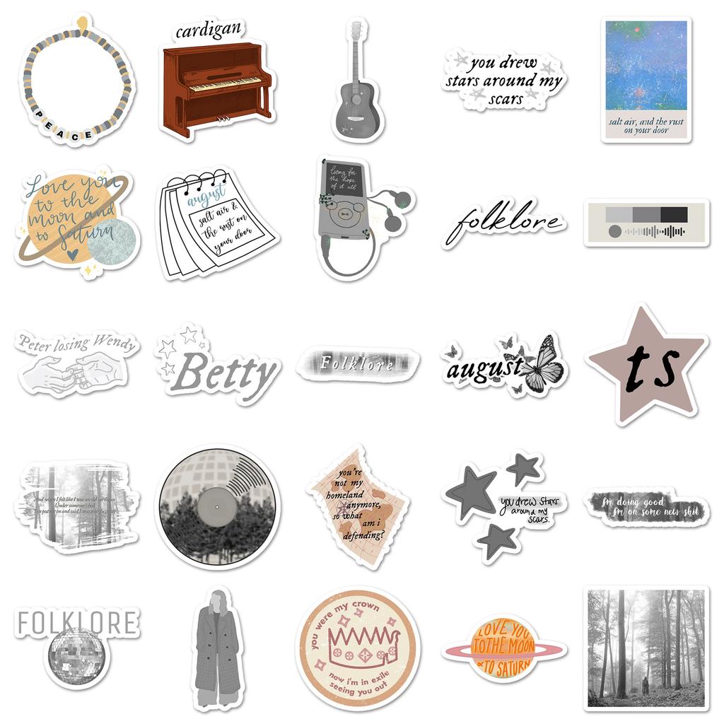 Fun Sticker Pack For Water Bottles, Luggage, Laptop, And Phone Case Decoratio