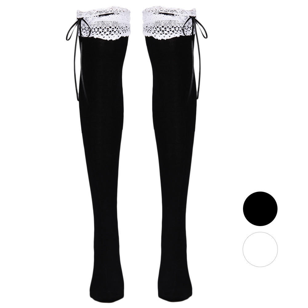 

Lace High Tube Socks