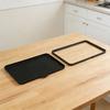 Protective Screen Set for Thermomix For TM7 Composed of Silicone Cover and Frame To Support Scratch Resistance