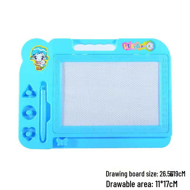 Großes magnetisches Zeichenbrett für Kinder - Buntes Graffiti- und Schreibspielzeug mit Stift