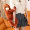 66Cm Cartoon Gorilla Plush Toy Chimpanzees Monkey Soft Stuffed Doll Backpack Car Bag Room Decor Children Toy Christmas Gift