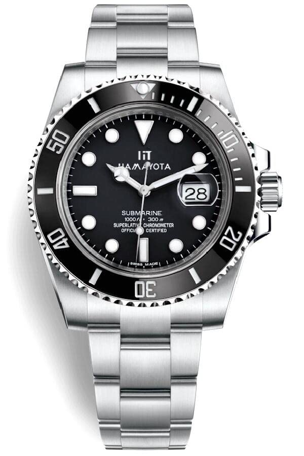 

HAMAYOTA Watch Sub Мужские автоматические японские часы для дайвинга 316L