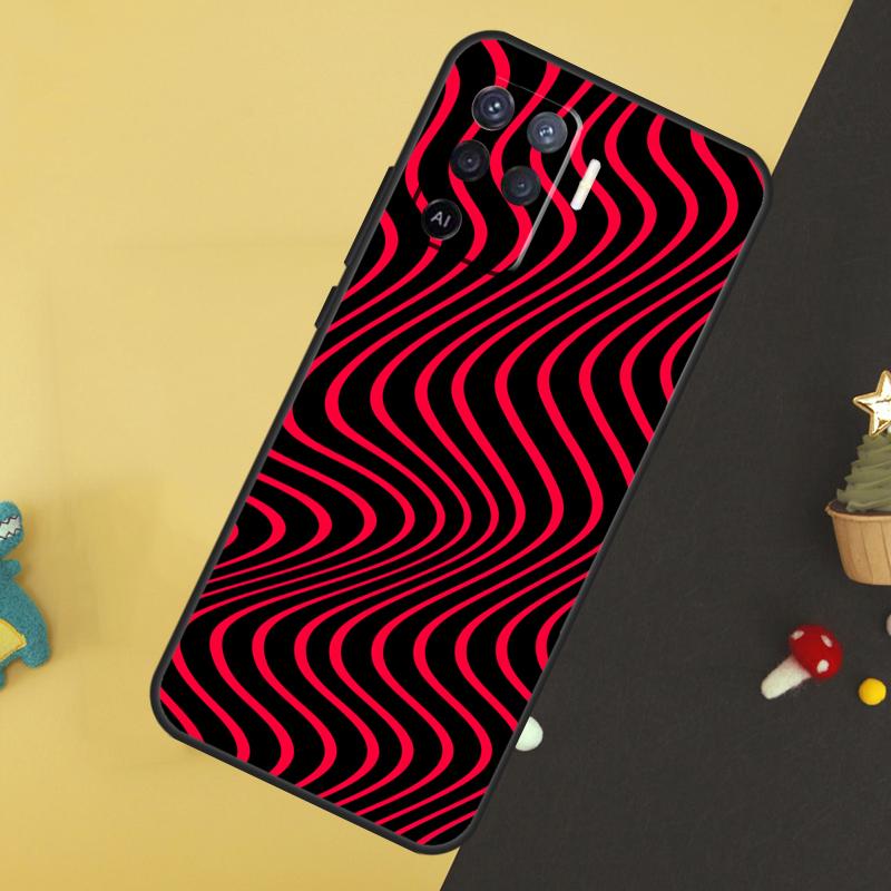 PewDiePie Waves Case For Oppo A80 A60 A40 A54 A74 A94 A18 A38 A58 A78 A98 A96 A76 A16 A15 A17 A57 A5 A6 Pro