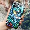 Pokemons Eevees Umbreons Sylveons Stained Glass Phone Case For Apple iPhone 16 15 14 13 12 11 Pro Max XS Max 8 Plus Cover Cases