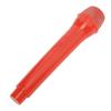 Pretend Play Microphone Toy Portable Smooth Bottom Realistic ABS Plastic Microphones Props for Performance Interview Red