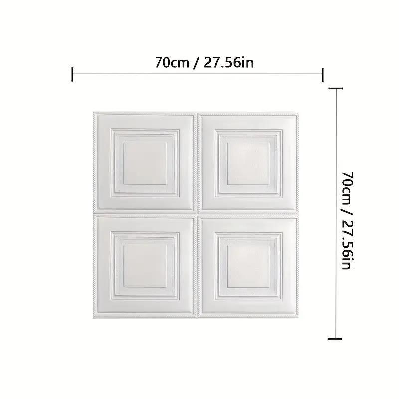 

1/5/10 шт 70*70 см 3D стерео самоклеящиеся настенные наклейки водонепроницаемые обои для спальни, гостиной, фона, украшения 1pcs 70cmX70cm