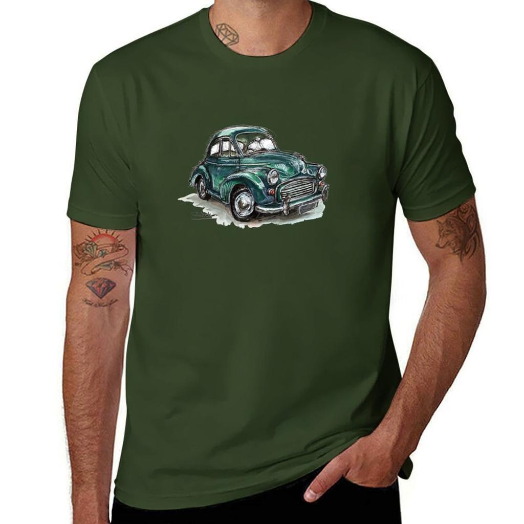 Morris Minor Tshirt vintage vintage clothes Mens cotton tshirt