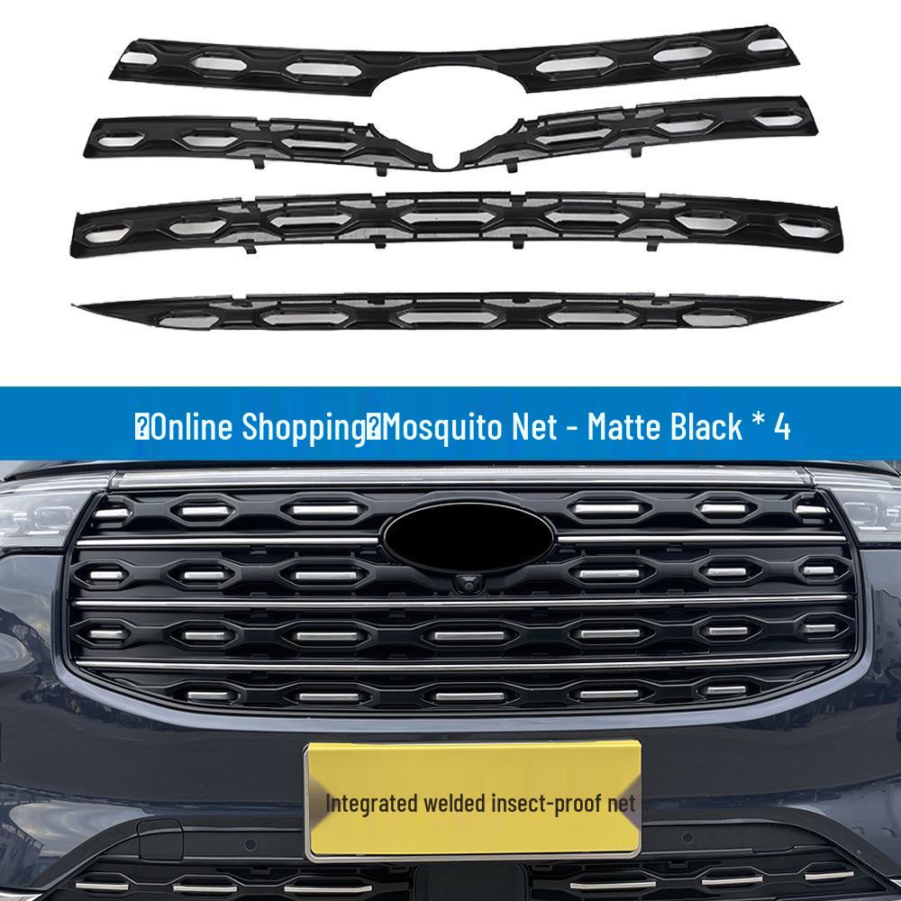Ford Explorer 23-25 Radiator Protection Net: Insect Screen & Front Grille Clip-On, No Disassembly Needed