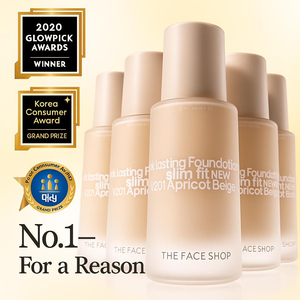 The Face Shop Ink Lasting Foundation Slim Fit Neu (15ml)