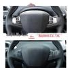 Peugeot 208 Steering Wheel Sticker Logo Badge Trim