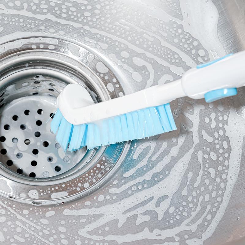 Cup Handle Long Scrubber For Deep Cleaning Of Hard To Reach Areas