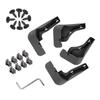 Mud Flaps Front Rear Mudguards for BYD Sealion 6  2024 2025 Black Mud Guards Car Anti-Sand Guard Protector