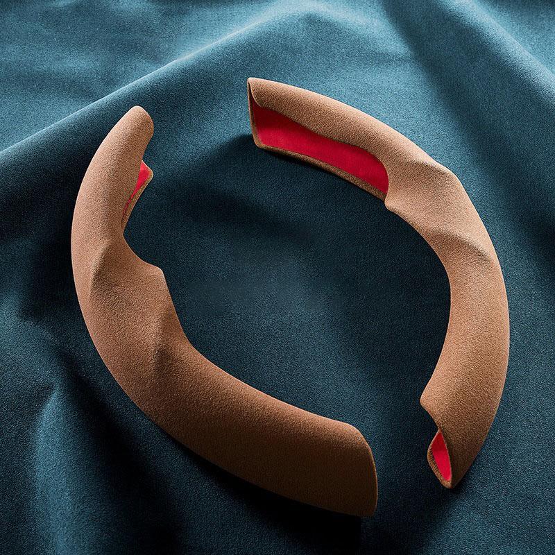 Car Steering Wheel Cover for Tesla New Model Y Juniper 2025 for Model Y/3 Booster Suede Cover Anti-skid Steer-Wheel Protector