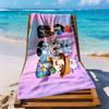Cartoon Cute Gabbys2 Beach Towel Super Soft Microfiber Quickdry Fabric Comfortable Lightweight Perfect for Traveling Yoga Camping and Swimming