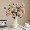 Large Simulation Rose Flower Branches Real Touch Fake Flower  Home Living Room Decor