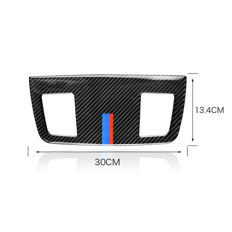 Adesivos de Acabamento de Cobertura da Moldura da Saída de Ar do Painel de Fibra de Carbono Para BMW E90 E92 E93 Série 3 2005-12 Acessórios Interiores de Carro