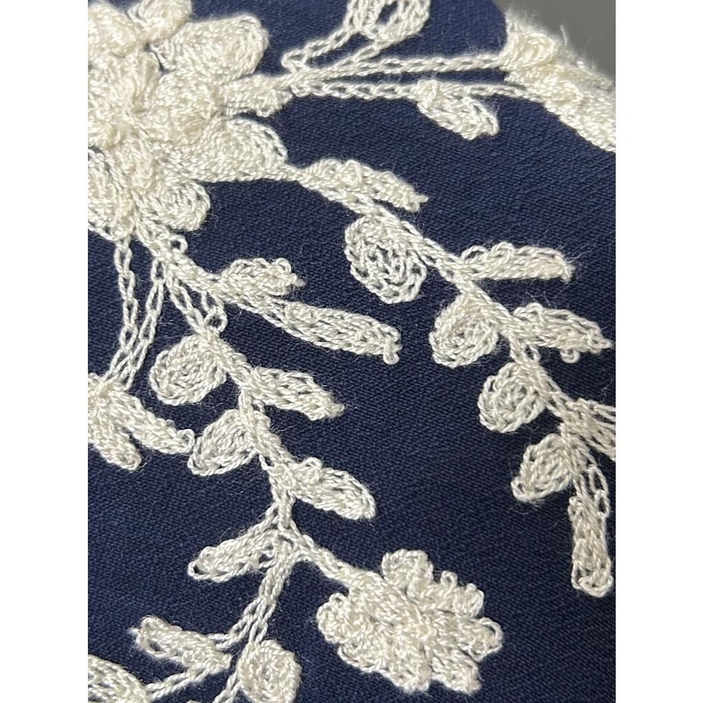 Spring Summer New Women's Embroidered Long Sleeve Chiffon Blouse European American Style Casual Elegant Ladies Top
