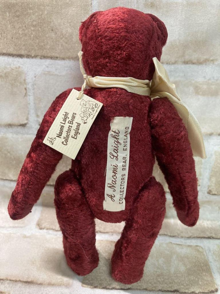 [USED] Teddy Bear Naomi Light Ruby RUBY ENGLAND Hard To Find Extremely Rare