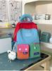 Schoolbag contrasting splicing Internet celebrity backpack female dopamine primary school bag Japanese large capacity burden reduction junior high