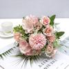 Pink Artificial Flower Bouquet 12.2 X 7.5in Fake Flower Craft  For Wedding Decoration