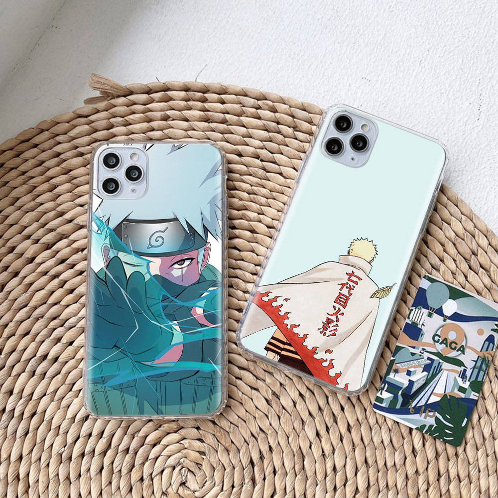 DT13 Naruto Anime Case for Samsung A04 A14 A23 A34 A54 M23 M33 M52 M53 Realme 10 9 C30S C35 C55 VIVO Y02S Y21 Y33S Y51 X80 Pro Clear Cover