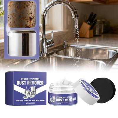 Kitchen Multi Cleaning Paste Cleaning Pot Bottom Scale Remover Rust Clean Stainless Steel Cooker All Purpose Grease Cleaner