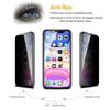 Full Anti Spyware Glass Screen Saver  for iPhone 17 16 15 14 13 12 11 Pro Max 14 15 7 8 Plus XR X XS Max 6s 12 13 Mini
