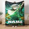 Customiz Name Personality Genshin Impact characters  Blanket Soft &Warm Sofa Office Bed Travel Lunch Break Blanket, Gift Suitable All Seasons
