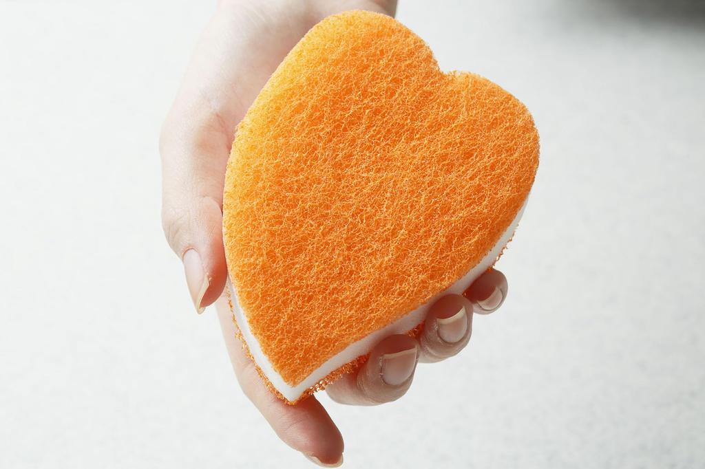 aisen KF111 Soft OR Kitchen Sponge 10-Pack Coarse Urethane Foam Dish Washing Scrubber Quick Drain Long Lasting Hygienic Japan