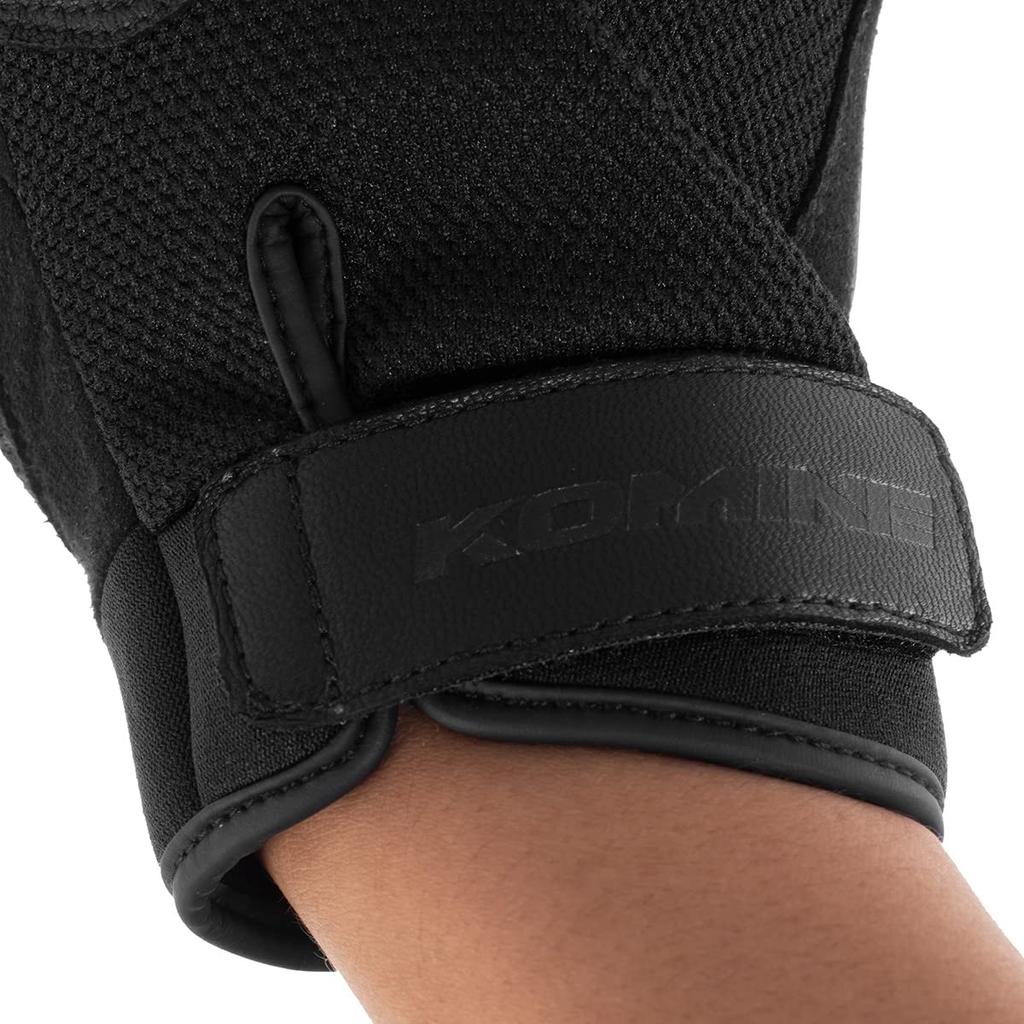 KOMINE CE Protect Leather Mesh Gloves Turtle Brown M for Motorcycles GK-2563